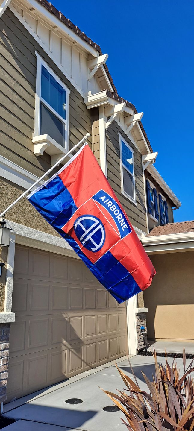 Customer photo review of The 82nd Airborne Flag
