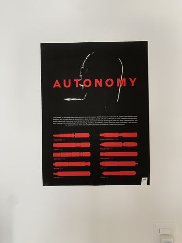Customer photo review of "AUTONOMY" by Kloud | Exclusive Artist Partnership