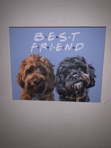 Customer photo review of Custom Wrapped PetCanva