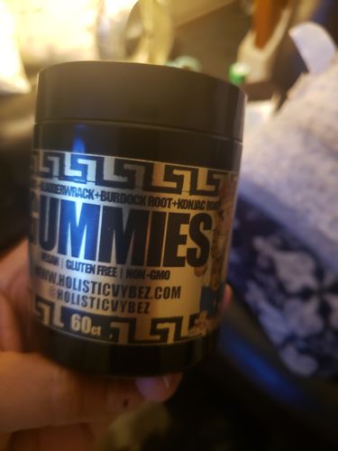 Customer photo review of Organic Sea Moss Gummies - Natural Sea Moss and Bladderwrack with Burdock  & Konjac root powder Gummy - 60 Gummies