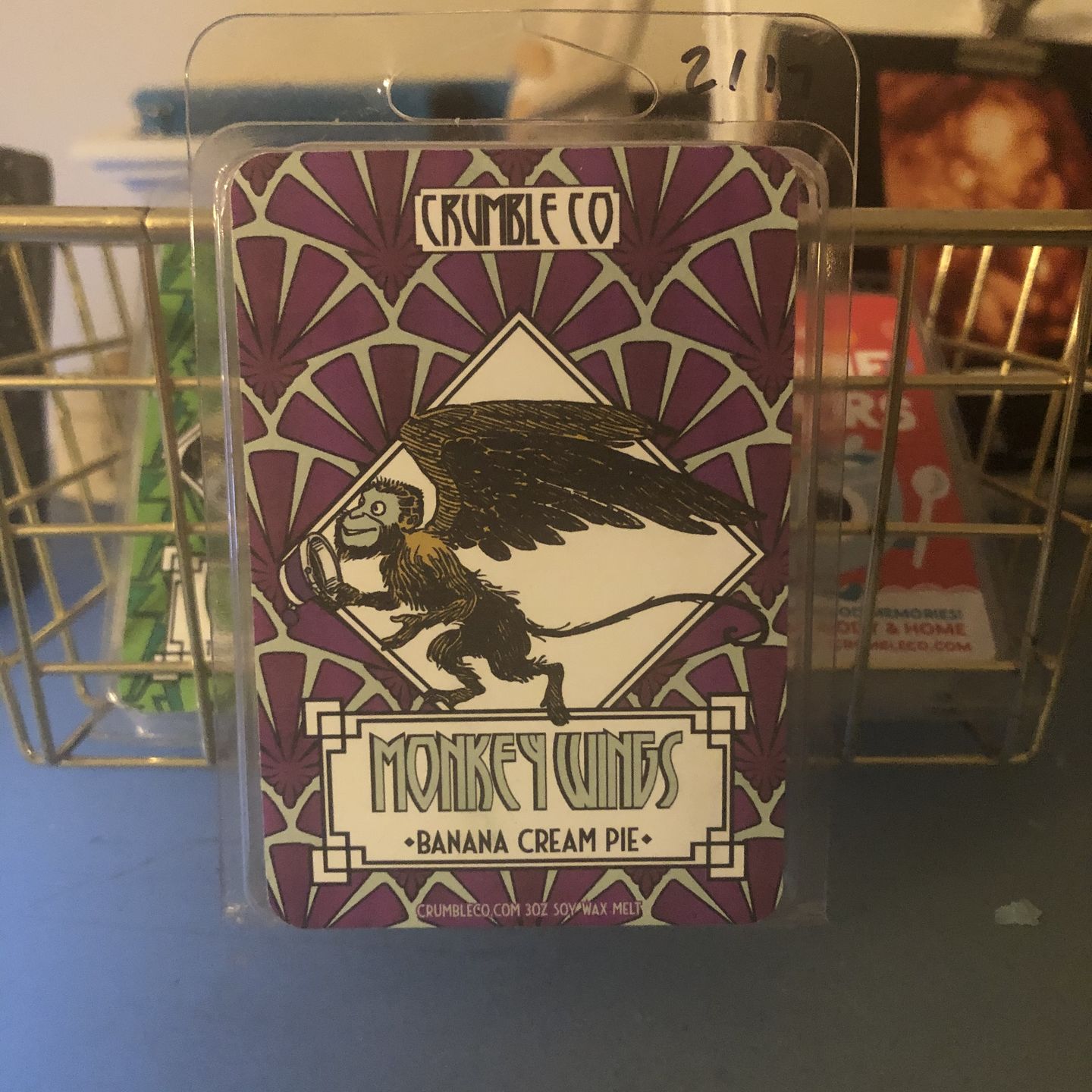 Customer photo review of Monkey Wings Wax Melts