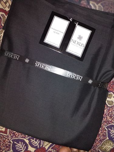 Customer photo review of Crown Fine Quality Wash and Wear ( Unstitched ) Black