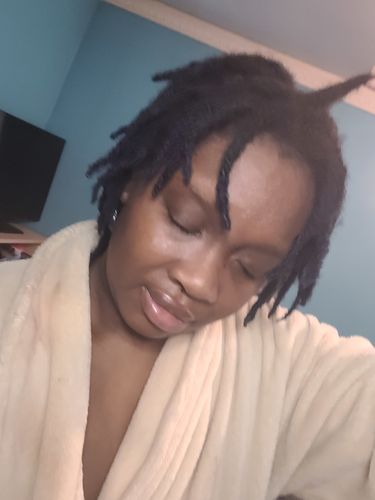 Customer photo review of Hair Growth Serum