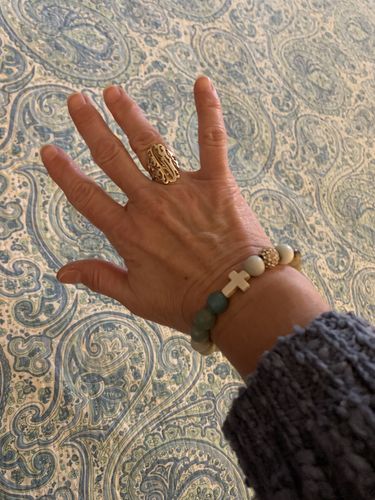 Customer photo review of Thou Art with Me ' - Amazonite