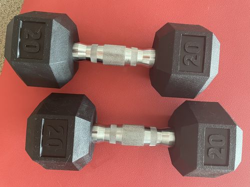 Customer photo review of Hex Head Dumbbell (singles)