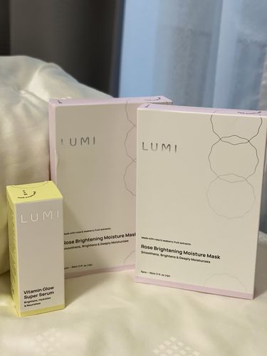 Customer photo review of Rose Brightening Moisture Mask