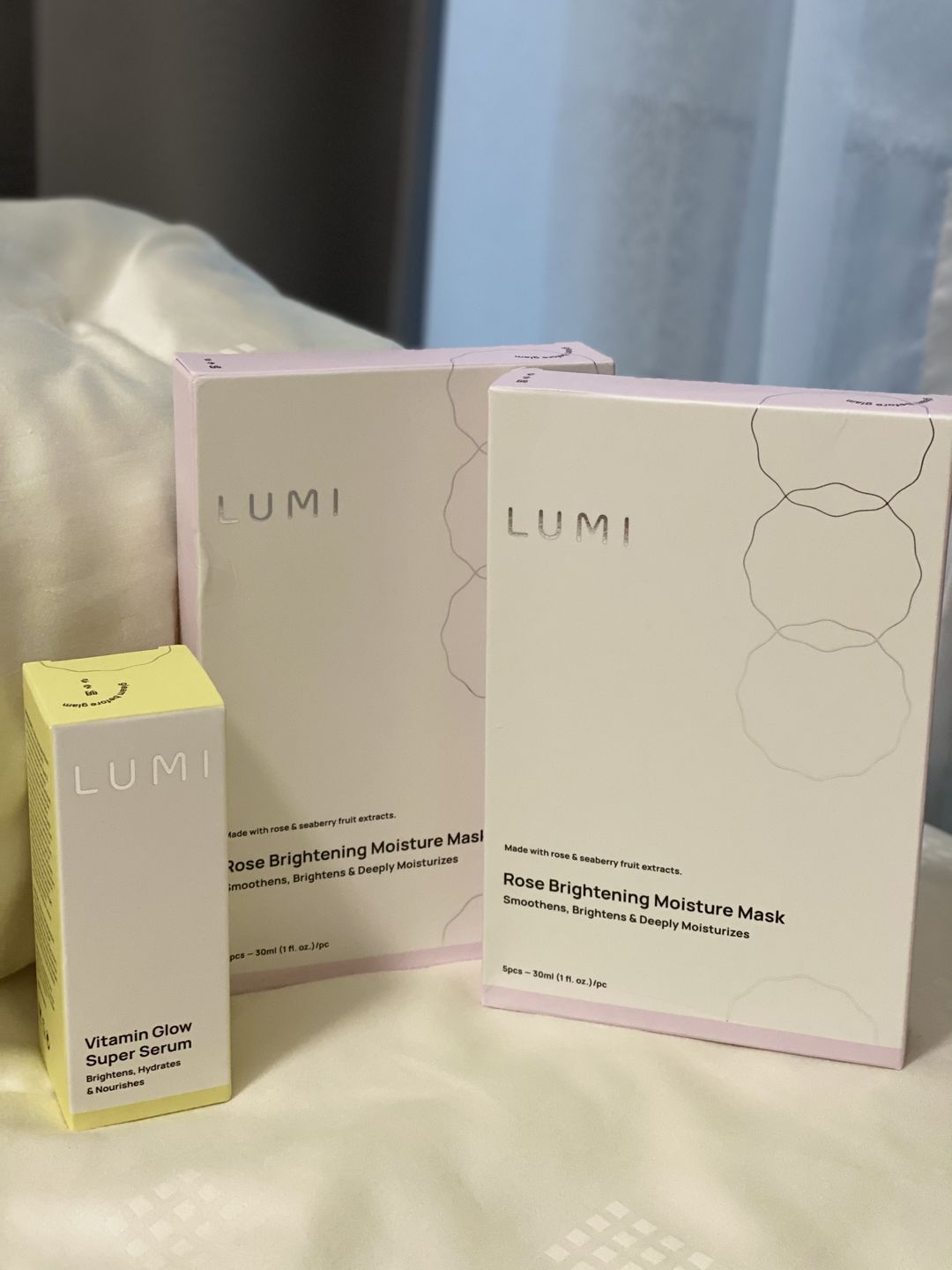 Customer photo review of Rose Brightening Moisture Mask