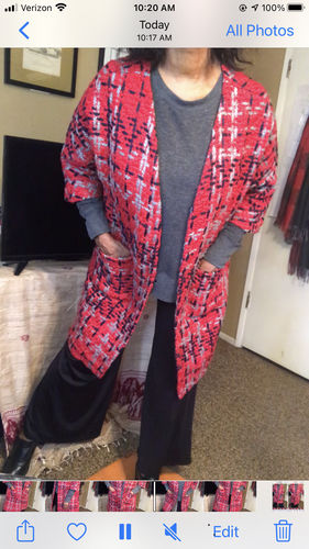 Customer photo review of Casual Long Sleeves Thick Winter Women Coat