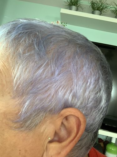 Customer photo review of 2mm Gem Bio-Flex 20g Nose Screw Ring