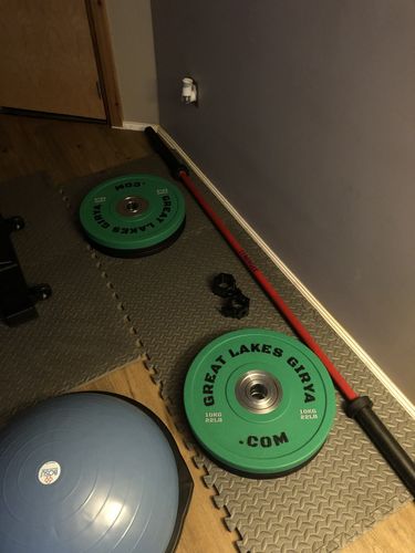 Customer photo review of Great Lakes Girya Polyurethane Bumper Plates (PAIRS)