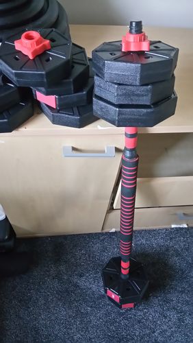 Customer photo review of HMS Barbell Composite Weight Set 20kg SGC20 Dumbbell BODYPUMP