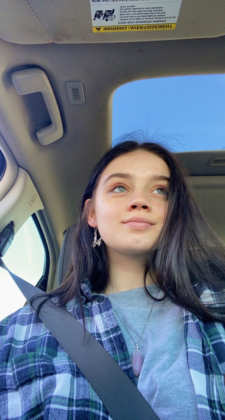 Customer photo review of FALLEN ANGEL EARRING (DANGLE)