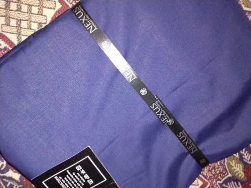 Customer photo review of Sadabahar Navy Blue Wash and Wear Unstitched