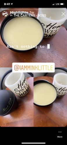 Customer photo review of All Natural Hair Butter 8oz