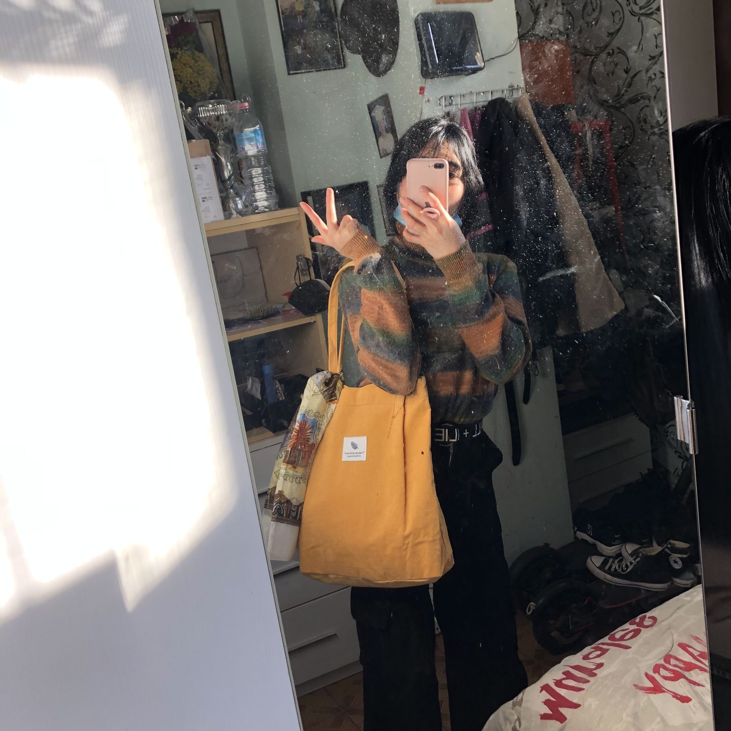 Customer photo review of Cord Tote Bag