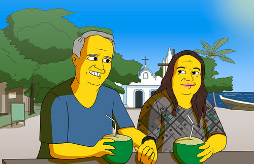 Customer photo review of RETRATO EM ARQUIVO DIGITAL FAMILIA AMARELA