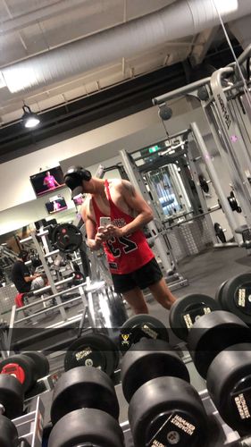 Customer photo review of Quads of the Gods - gym lift Lifting Shorts - BLACK WIDOW- BLACK/RED