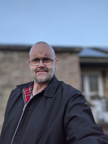 Customer photo review of Mens Classic Harrington Jacket - Black