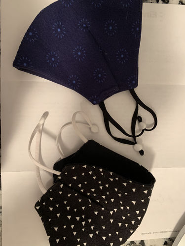 Customer photo review of White Cord/Elastic Toggle - (20 Toggles /10 Masks)