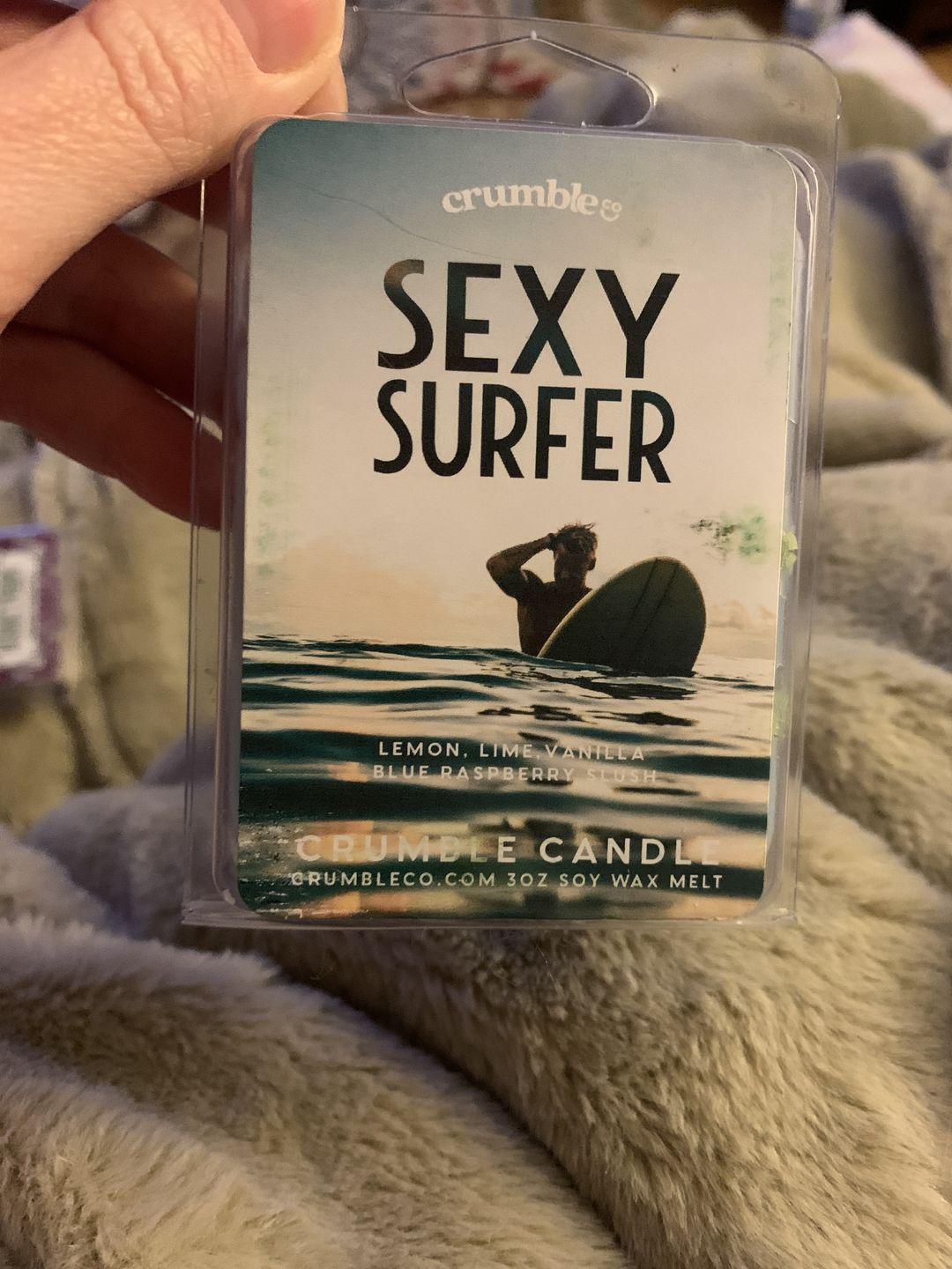 Customer photo review of Sexy Surfer Wax Melts