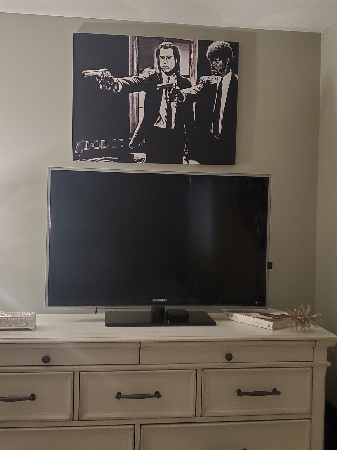 Customer photo review of Pulp Fiction Wall Art