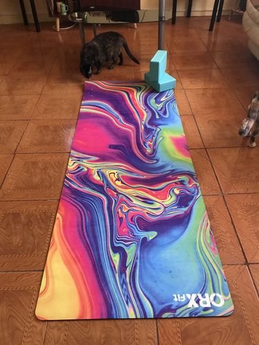 Customer photo review of Mat de Entrenamiento ORX Psicodelic