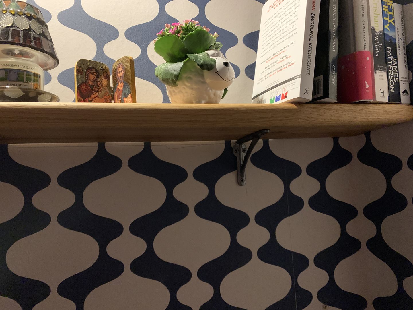 Customer photo review of 4.5 Inch Ironbridge Cast Iron Shelf Bracket