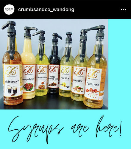 Customer photo review of Caramel Coffee Syrup