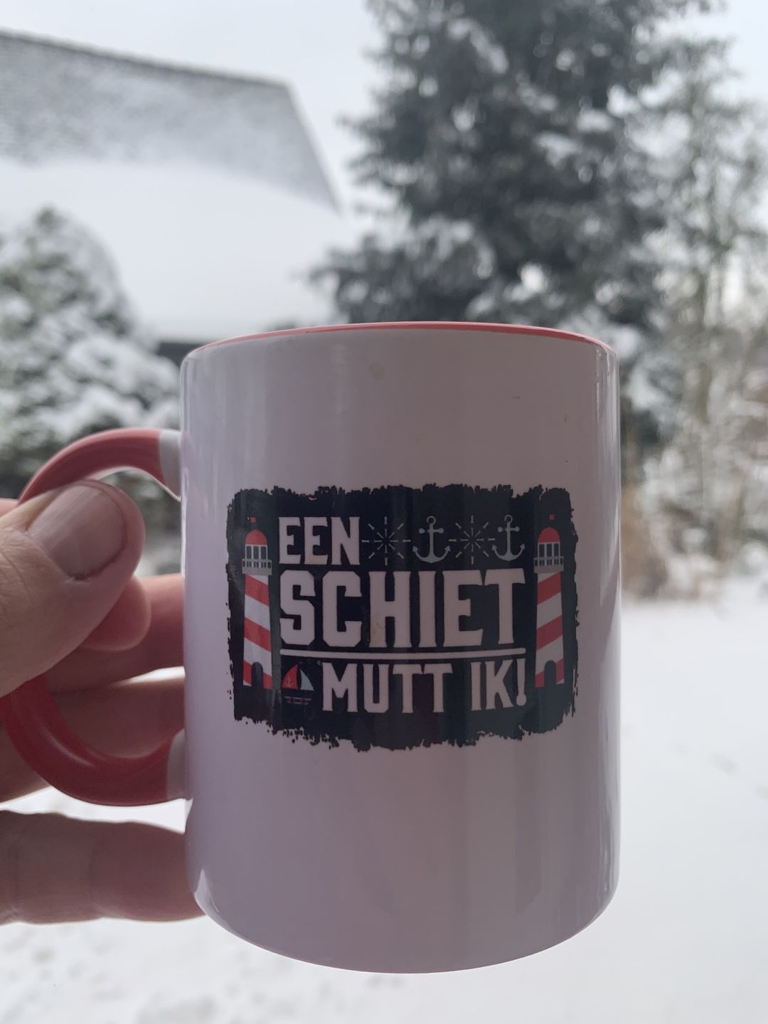 Customer photo review of Een Schiet mutt ik · Keramik Tasse zweifarbig