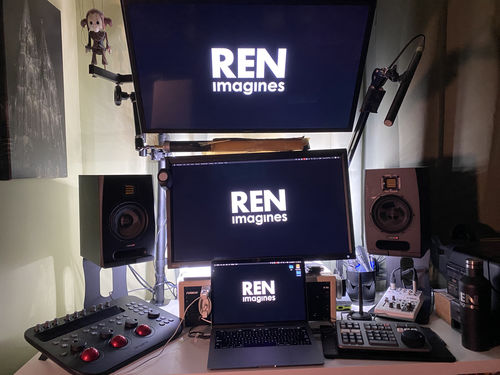 Customer photo review of SOUNDRISE PRO Studio Monitor Stands 9" | Made in USA | Pair