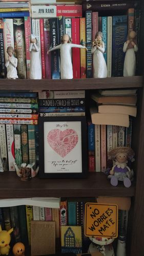 Customer photo review of Map Art - Baby Pink - Love