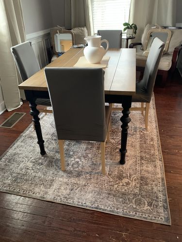 Customer photo review of Distressed Vintage Kendra Ash Area Rug