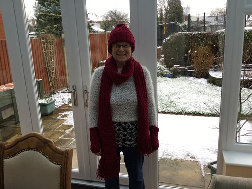 Customer photo review of Ladies Mystery Knitting Box