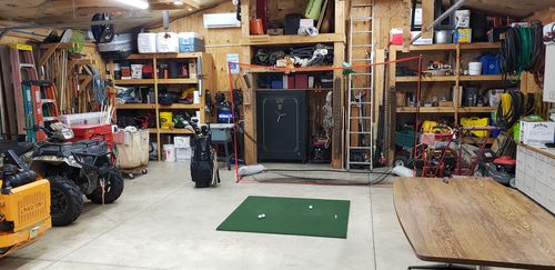 Customer photo review of Rubber Golf Tees for Practice & Driving Range Mats | 5pcs Package with Different Sizes