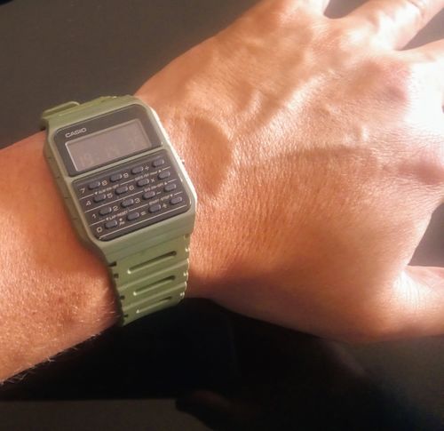 Reloj Calculadora Casio Vintage Ca 53wf 3bcf Dando La Hora Dando La Hora