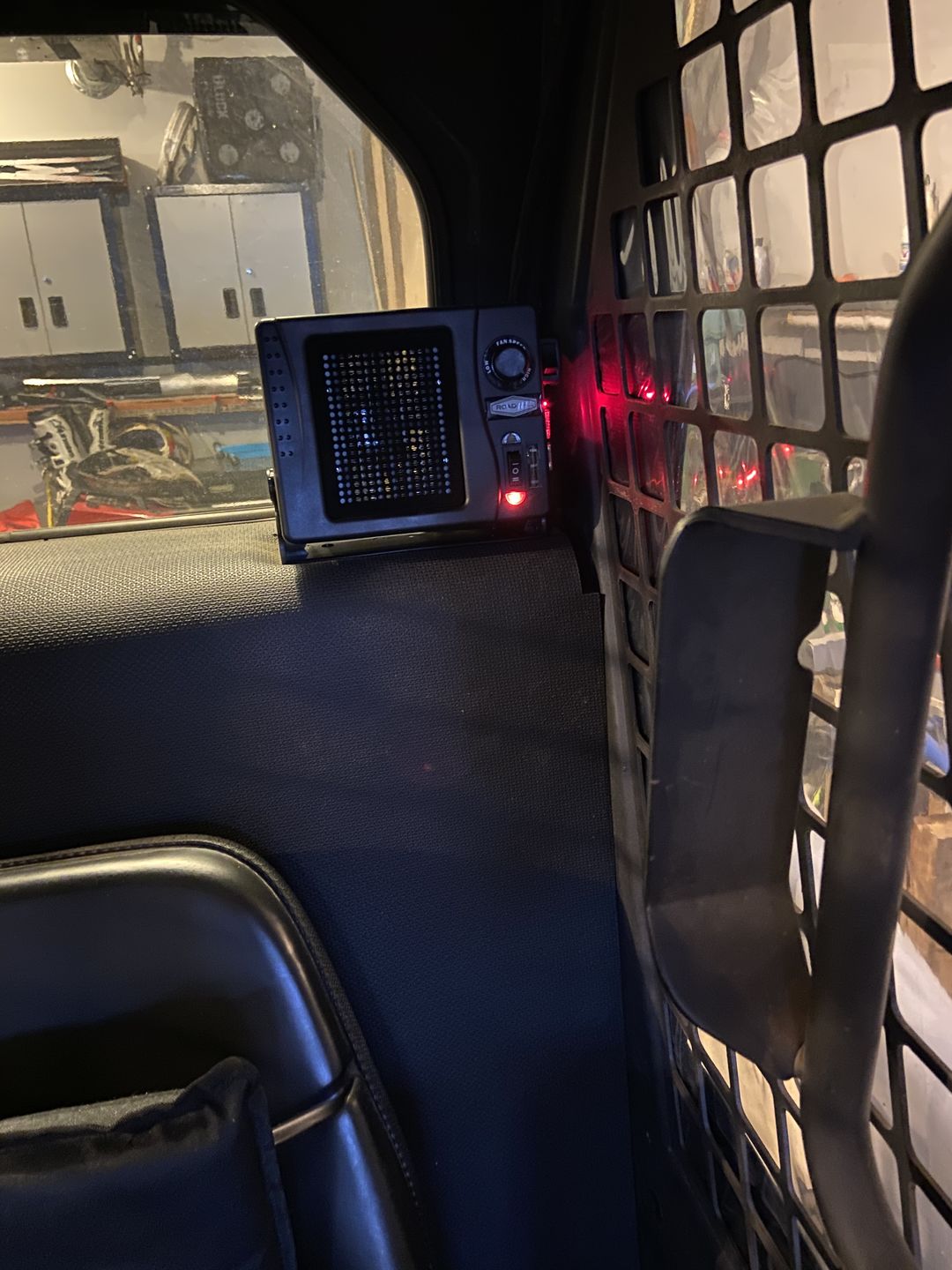 Customer photo review of Electric Cab Heater | Skid Steer UTV Tractor