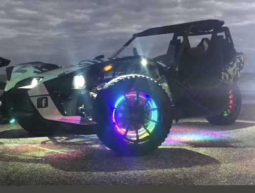 Customer photo review of Galaxy Wheel Ring Lighting Kit