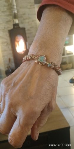 Customer photo review of HERZ Armband Jaspis