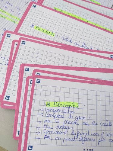 Avis photo d'un client sur Flashcards FLASH 2.0 OXFORD # 80 cartes 7,5 x 12,5 cm - petits carreaux