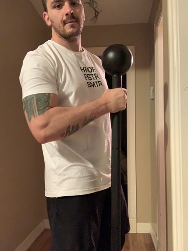 Customer photo review of 25lb Steel Mace a.k.a Macebell