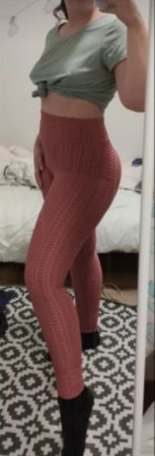 Customer photo review of GYMKARTEL® ANTI-CELLULITE AND PUSH UP LEGGINGS - MAUVE