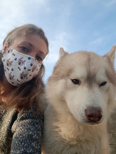 Customer photo review of Masque Personnalisé Animal