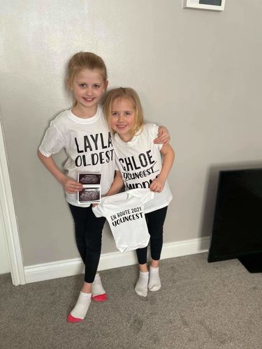Customer photo review of New Sibling Oldest/Youngest/Middle White Set (MRK X)