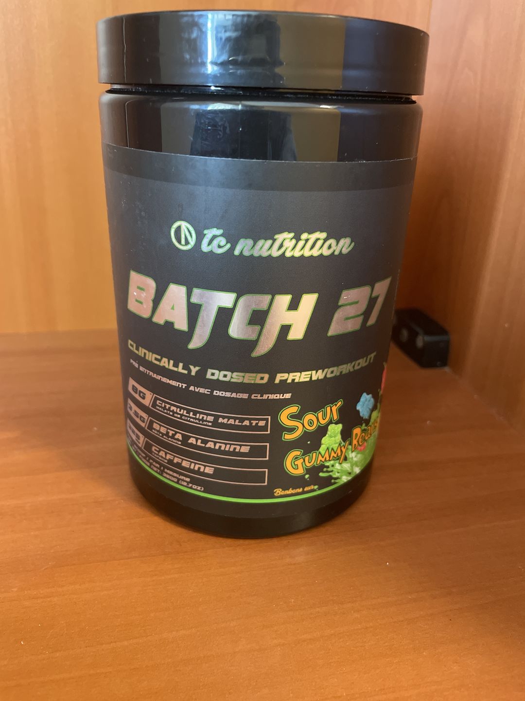 Customer photo review of TC Nutrition - Batch 27 Pre Workout 360g