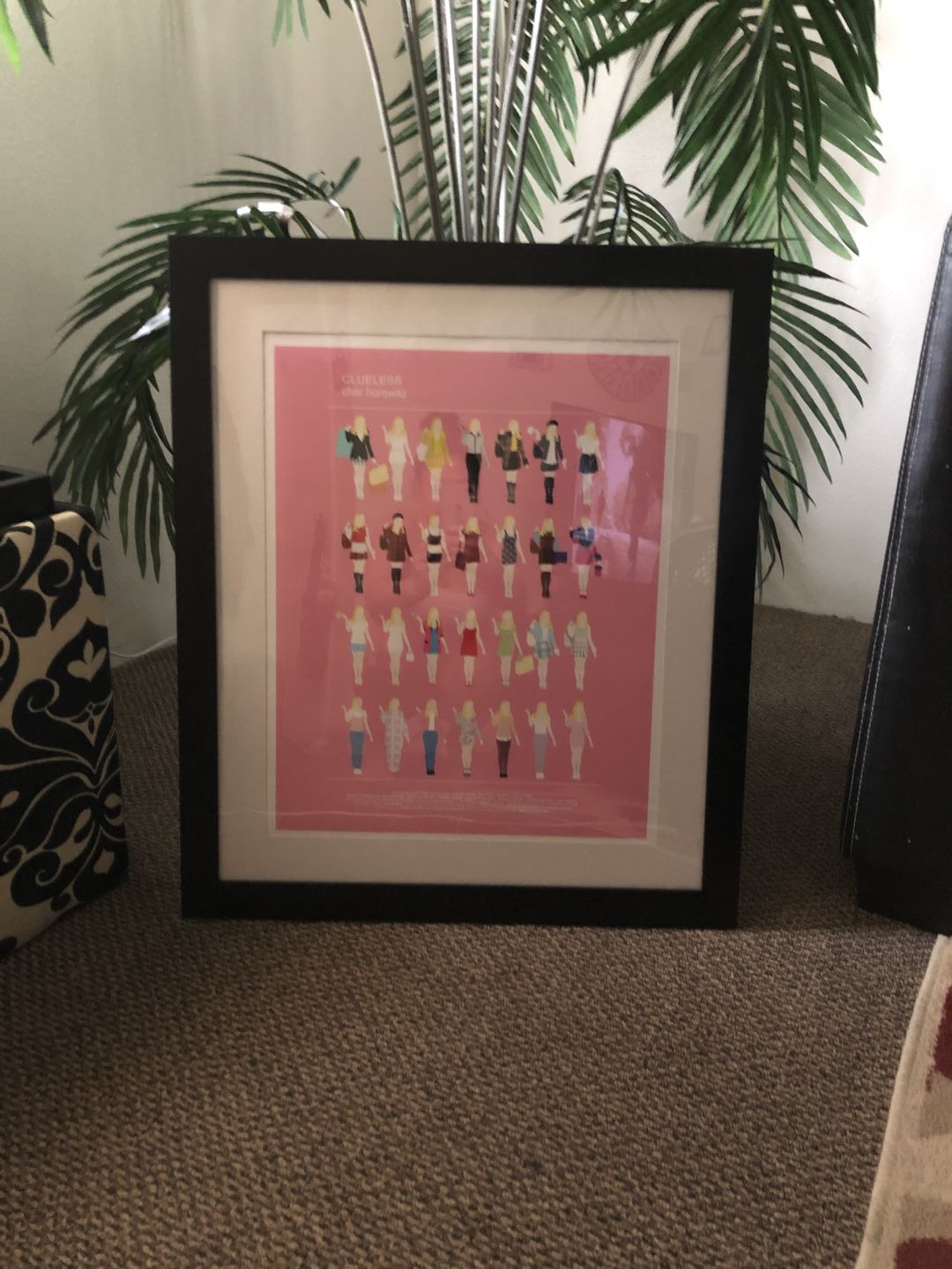 Customer photo review of Clueless Movie Poster, Cher Horowitz fashion illustration