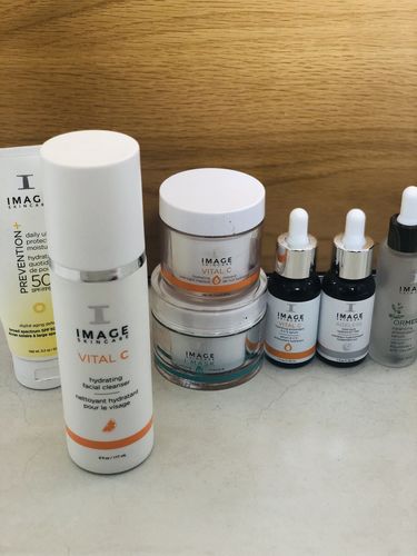 Customer photo review of VITAL C hydrating facial cleanser