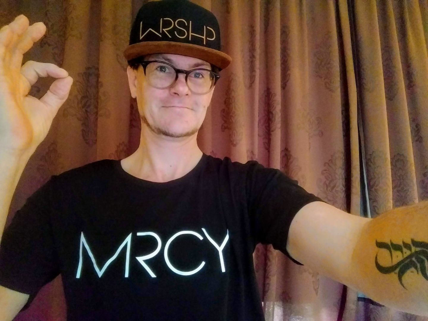 Customer photo review of WRSHP - Mocha Suede Snapback