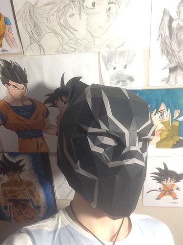 Customer photo review of Masque Black Panther