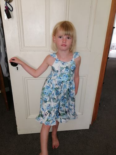Customer photo review of Vintage Dress | Blue