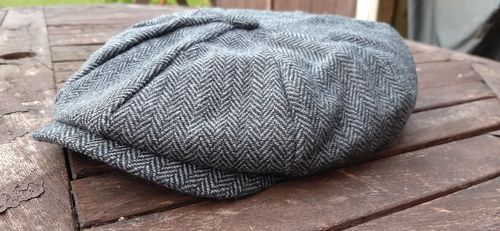 Customer photo review of Adult Baker Boy Cap - Grey